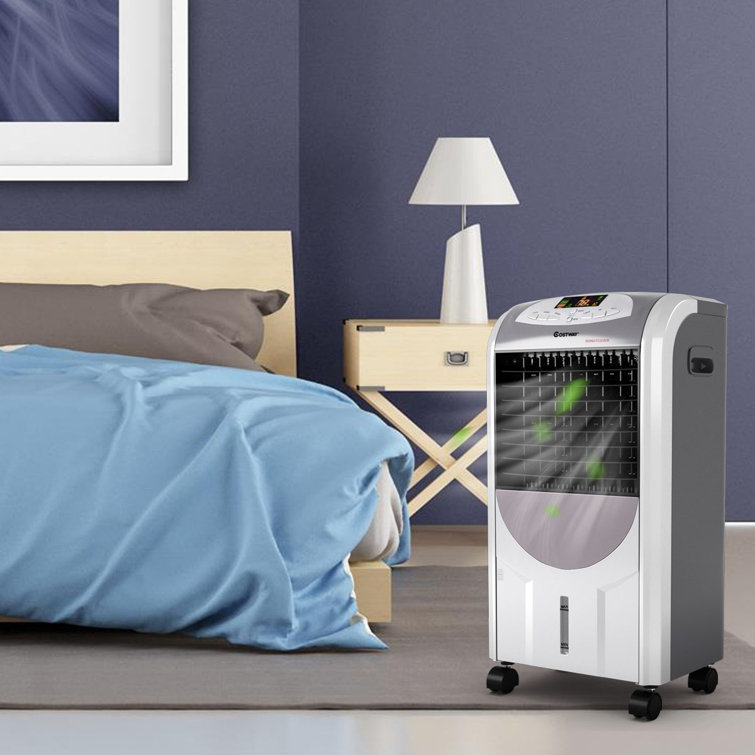 Costway Portable Air Cooler Fan & Heater Humidifier With Washable